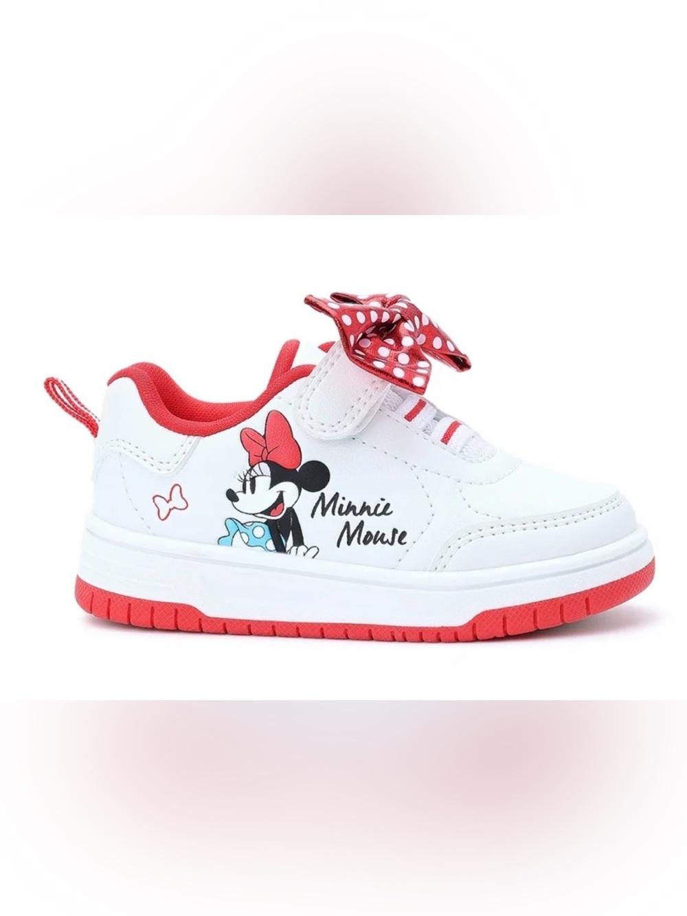 Disney Baby Minnie Mouse Toddler Girl’s Size 5 Bow Sneakers